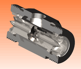 渦輪流量計結(jié)構(gòu)示意圖