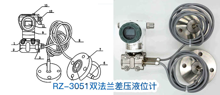 雙法蘭差壓液位計